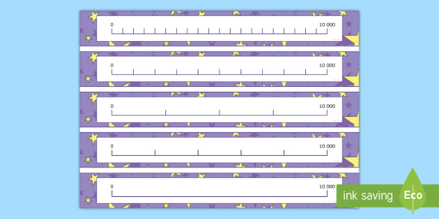 0 To 100 000 Number Line