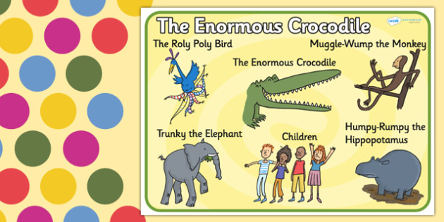 Roald Dahl The Enormous Crocodile Childrens Memory Game 