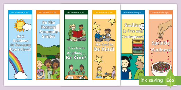 Kindness Bookmarks teacher Made 