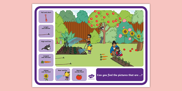 👉 Talk About Length, Height And Distance Maths Activity