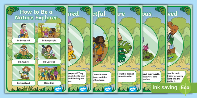 How To Be A Nature Explorer Poster Set