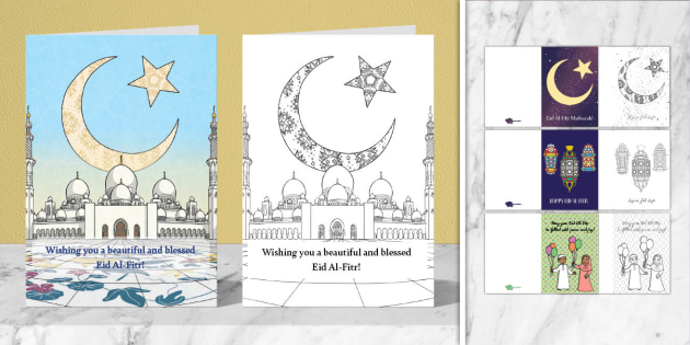 Hallmark Eid Al-Fitr / Eid Al-Adha Karten – 16 Karten Mit Umschlägen, Folienverziert