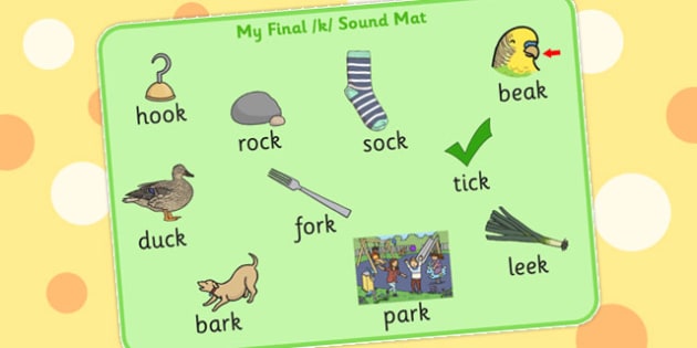 final-k-sound-word-mat-teacher-made