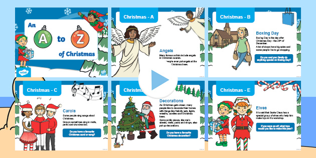 An A To Z Of Christmas Teacher Made