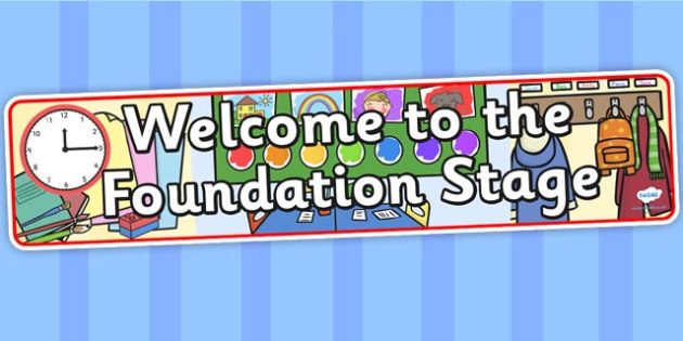 Free Foundation Stage Eyfs Welcome Banner