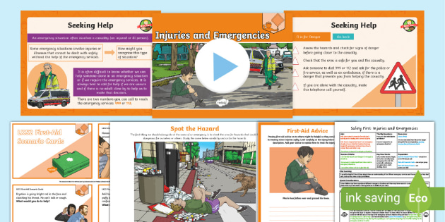 PSHE And Citizenship LKS2 Safety First Lesson 6: Injuries And Emergencies