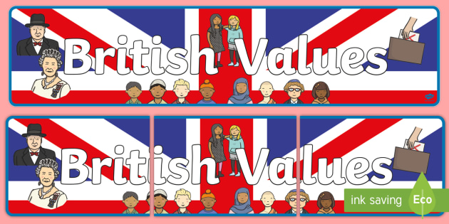 British Values Display Banner Teacher Made