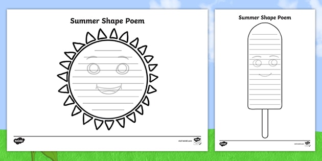 summer-poems-shape-poetry-templates-primary-resources