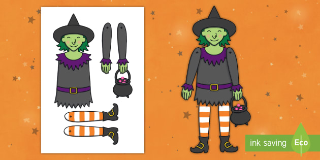 Split Pin Witch Activity