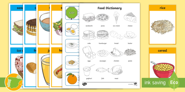 A1 Pack de recursos: La comida en inglés (teacher made)