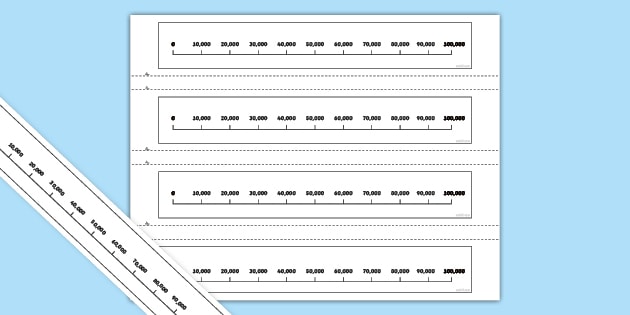 Numbered Number Lines 0 (Teacher-Made)