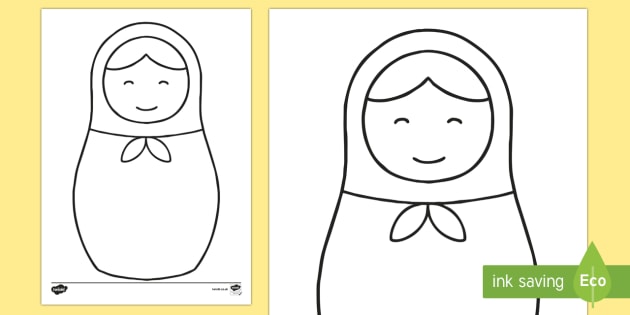 Doodle Draft Russian Doll Worksheet / Worksheet