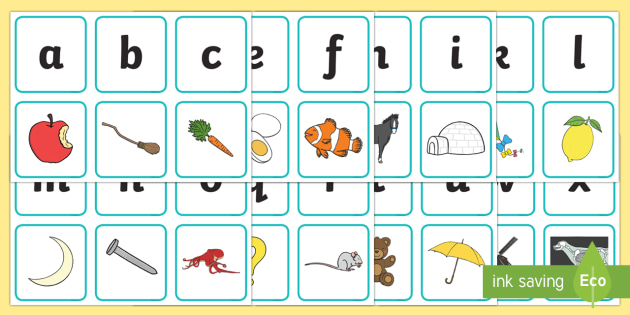 Printable Abc Matching Game