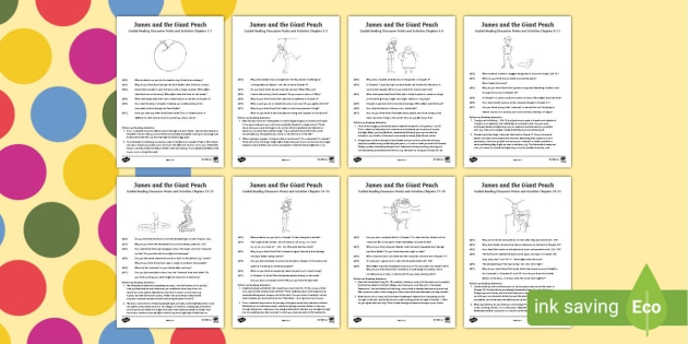 James and the Giant Peach  Guided Reading Lesson Plans