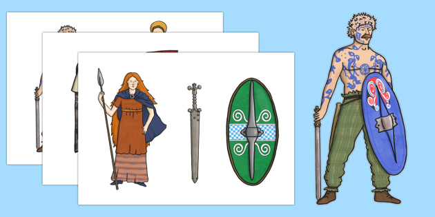 Celtic Warriors and Weapons - Twinkl Homework Help - Twinkl