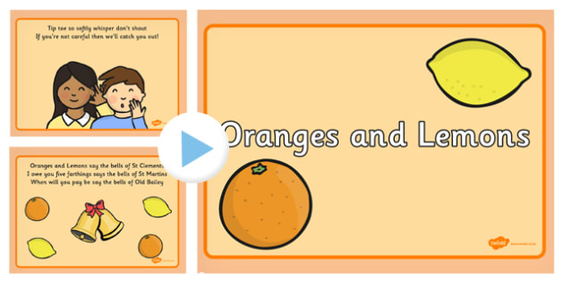 Oranges And Lemons Nursery Rhyme Powerpoint Teacher Made