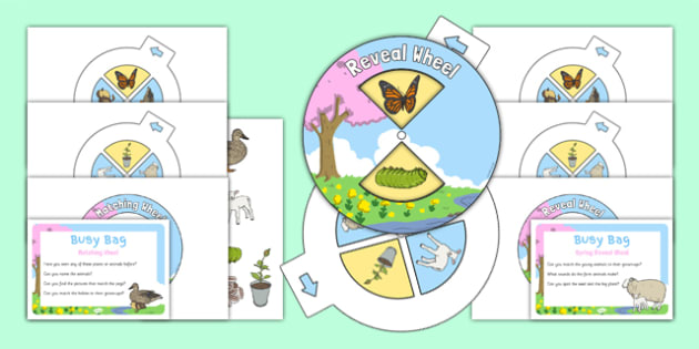 Spring Busy Bag Prompt Card And Resource Pack Teacher Made 