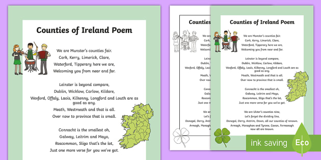 Counties of Ireland Poem
