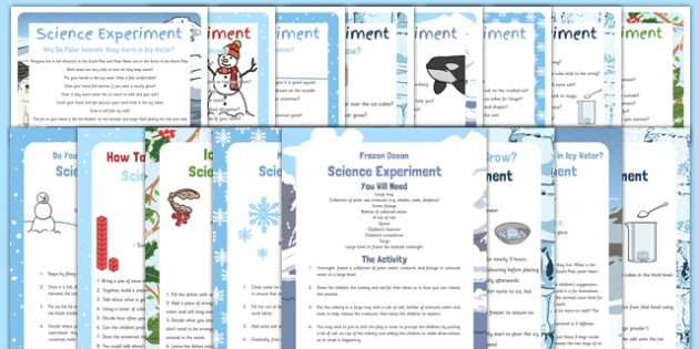 winter experiments eyfs