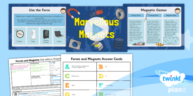 Science: Forces and Magnets: Marvellous Magnets Year 3 Lesson Pack 6