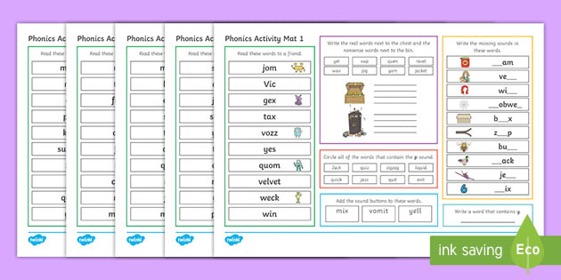 Phase 3 Phonics Activity Pack Teacher Made