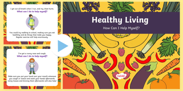 FREE! - Healthy Living PowerPoint KS1 | Health & Wellbeing