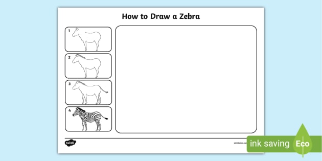 FREE! - How to Draw a Zebra Step by Step Guide