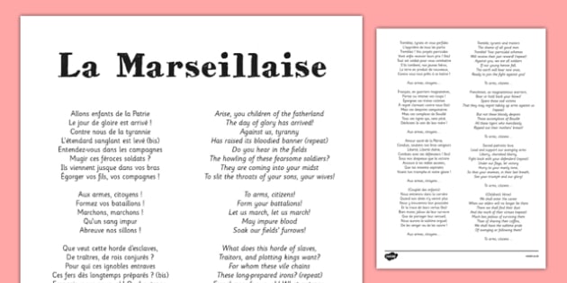 french-national-anthem-lyrics-sheet-twinkl-teacher-made