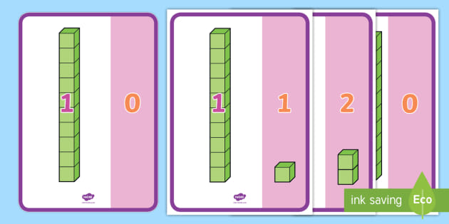 counting with dienes 1 30 display posters teacher made