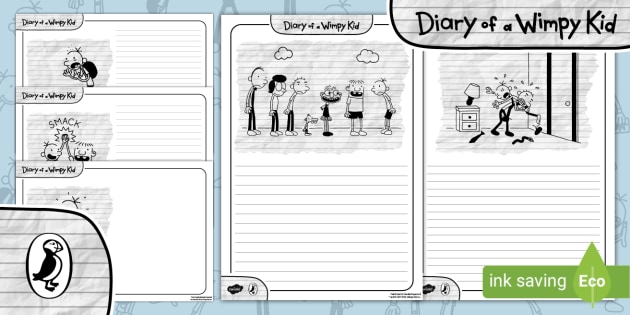 FREE! - Diary of a Wimpy Kid: Writing Frames (teacher made)