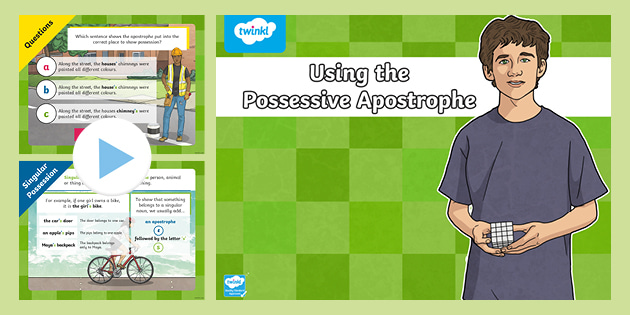 Using the Possessive Apostrophe PowerPoint