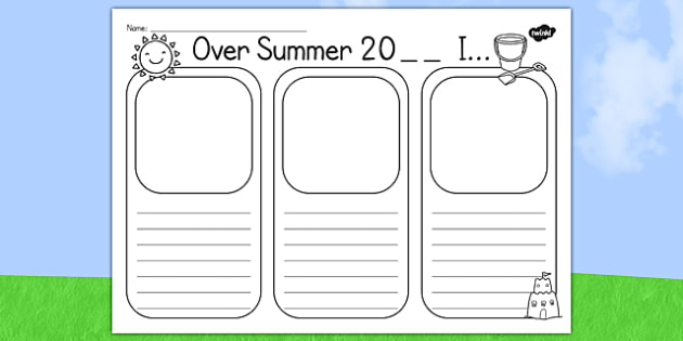 summer-holiday-writing-template-teacher-made