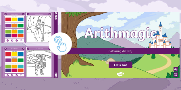 Arithmagic Interactive Colouring Activity - Twinkl