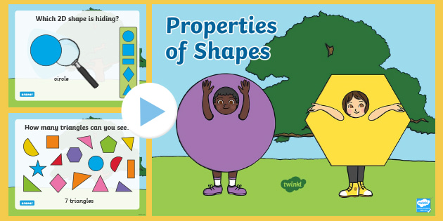 What Shape Is It? 2: 3D Shapes - Learn Geometric Shapes - The Kids