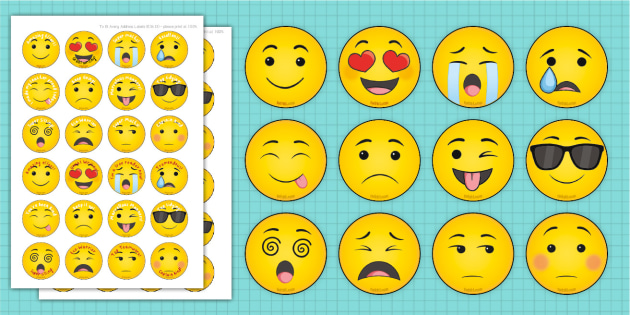 bros Buiten adem Tram 😊 Emoji Face Stickers (Teacher-Made) - Twinkl