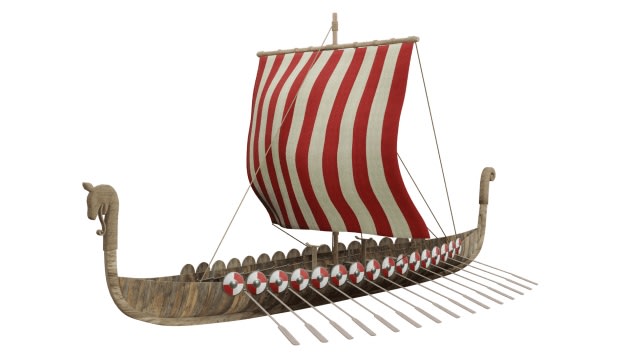 FREE! - 3D Model: History - Viking Longship (Teacher-Made)