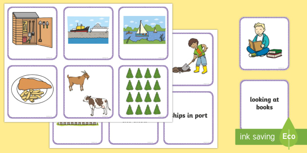 Middle East Phase 3 Caption And Picture Matching Cards