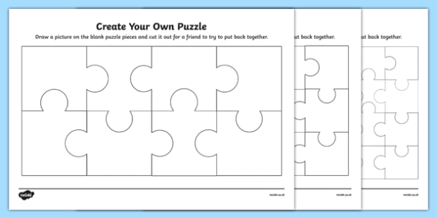 Create Your Own Puzzle Printable