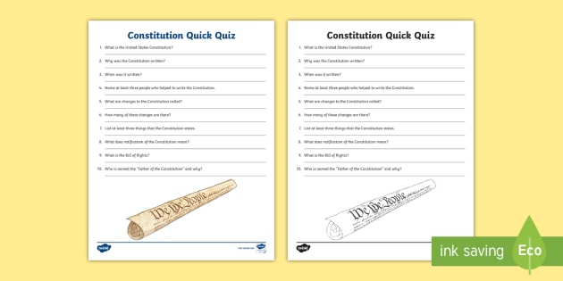 printable u s constitution quiz pdf u s history twinkl