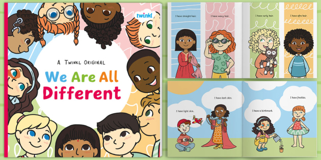 eBook　All　Different　We　Are　Storybooks　Kindergarten　Diversity