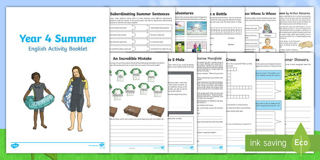 summer-activity-booklet-year-4-english-teacher-made