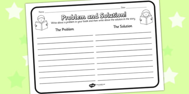 Problem Solution Reading Comprehension Activity Problem