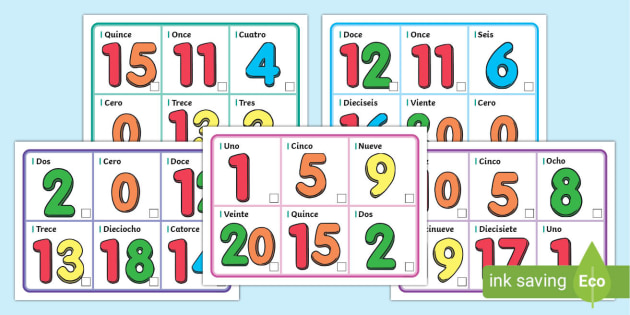 Spanish Number Bingo | CfE First Level Resources | Twinkl