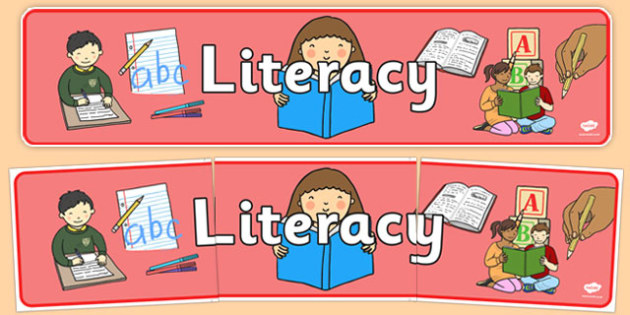 Free Literacy Sign Teacher Made