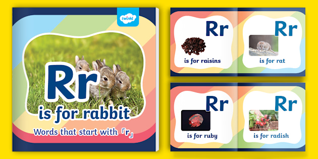 幼児向け Alphabet Early Readers eBook - Rr is for rabbit