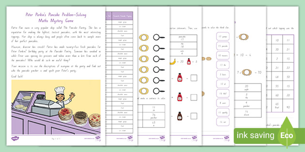 New Zealand Peter Perkin's Pancake Problem Mystery Maths Game