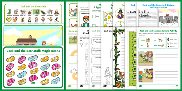 Jack and the Beanstalk Activity Pack (teacher made)