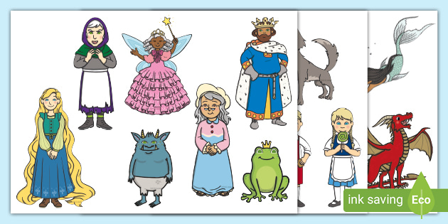 Fairy tale Puppets (teacher made) - Twinkl