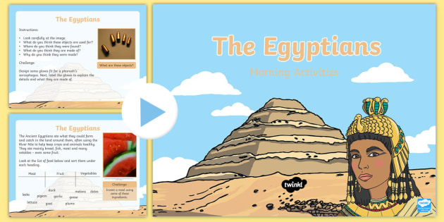 1 Week Egyptian Topic Morning Activities LKS2 - ancient egypt