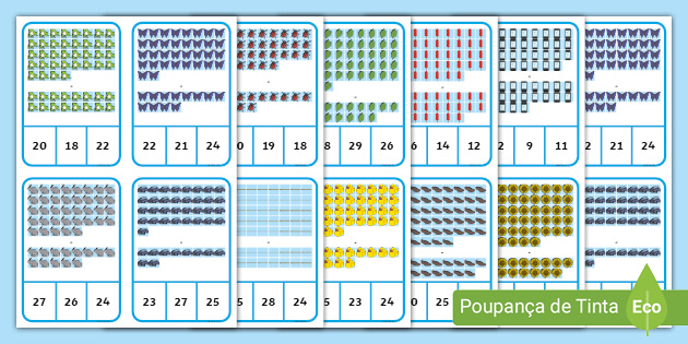 Atividade de matemática para 1 ano e 2 ano, Jogo